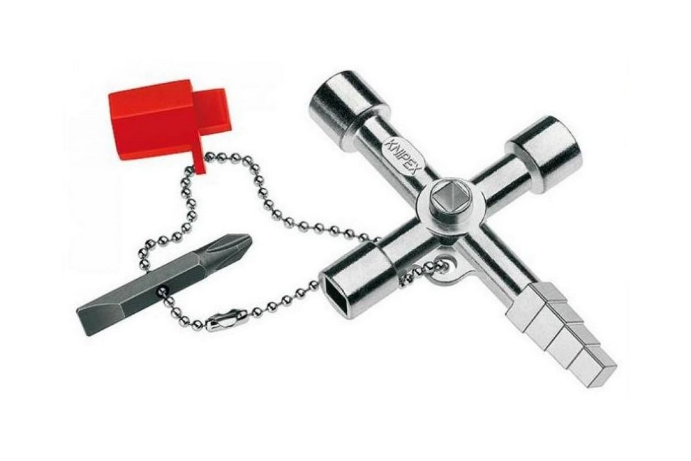 Ключ для электрошкафов KNIPEX универсальный ключ для электрошкафов tdm