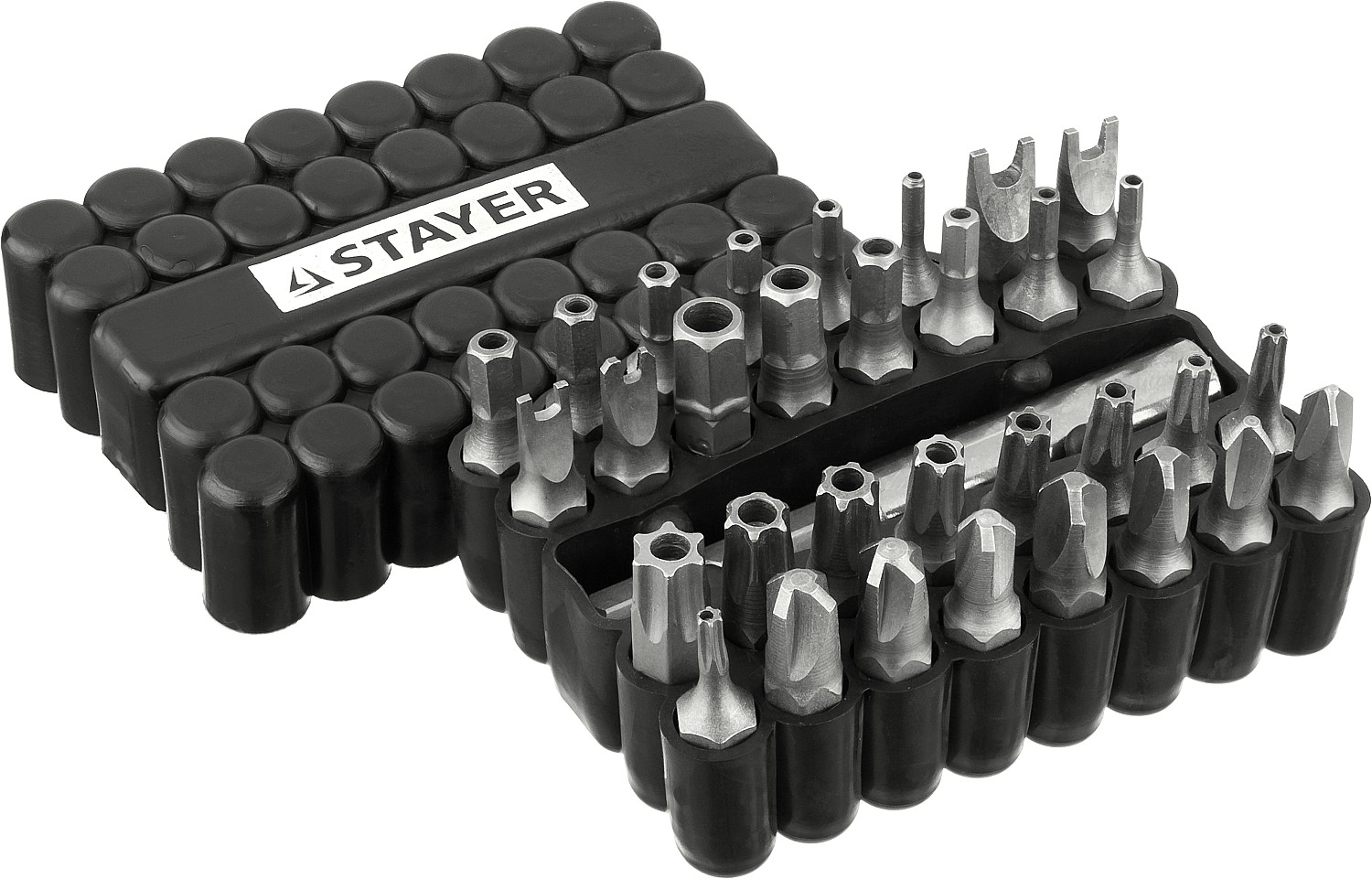 Набор специальных бит STAYER набор специальных головок и насадок для шкива генератора affix