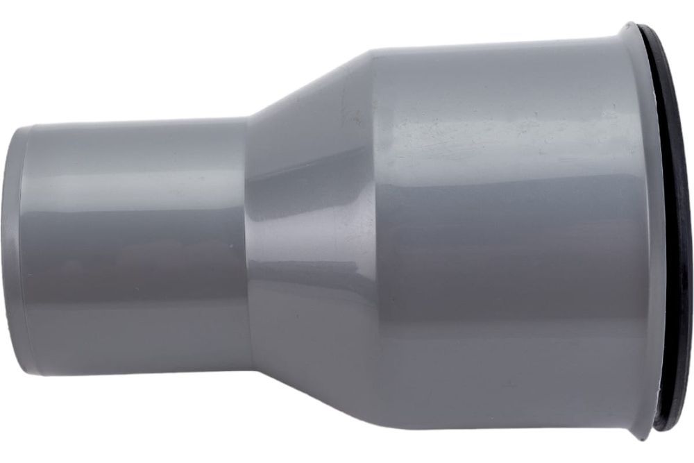 Патрубок Синикон D 50 мм переходной на чугун полипропилен (серый)