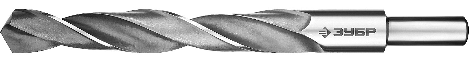 Сверло по металлу Зубр Профессионал ПРОФ-В 29621-15 проточенный хвотосвик, сталь Р6М5, класс В, 15.0х169мм