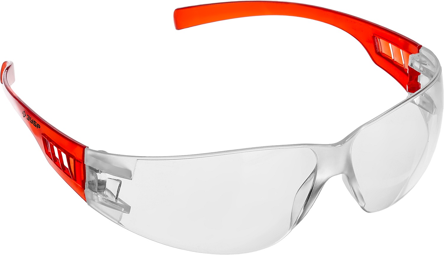 Облегчённые прозрачные защитные очки Зубр Мастер 110325_z01 широкая монолинза, открытого типа очки защит мастер незап 56607