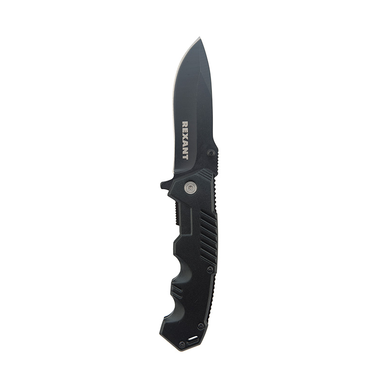 Нож складной полуавтоматический Black 12-4905-2 - фото 1