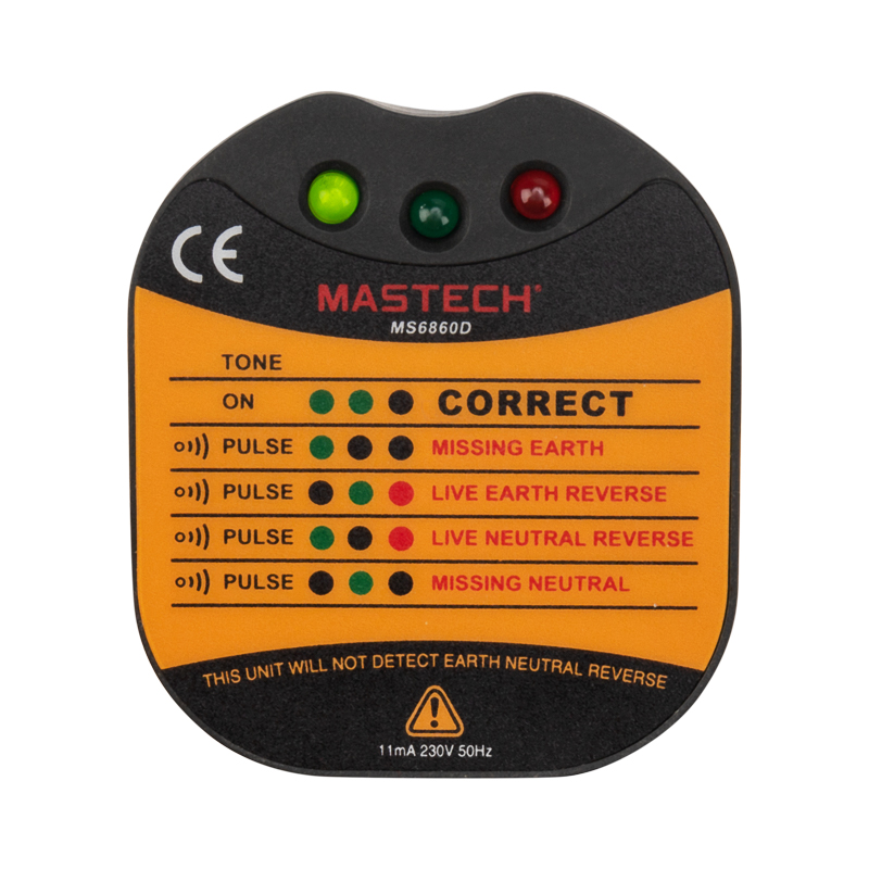 Тестер розеток Mastech mastech ms5902rtd тестер розеток и автоматов
