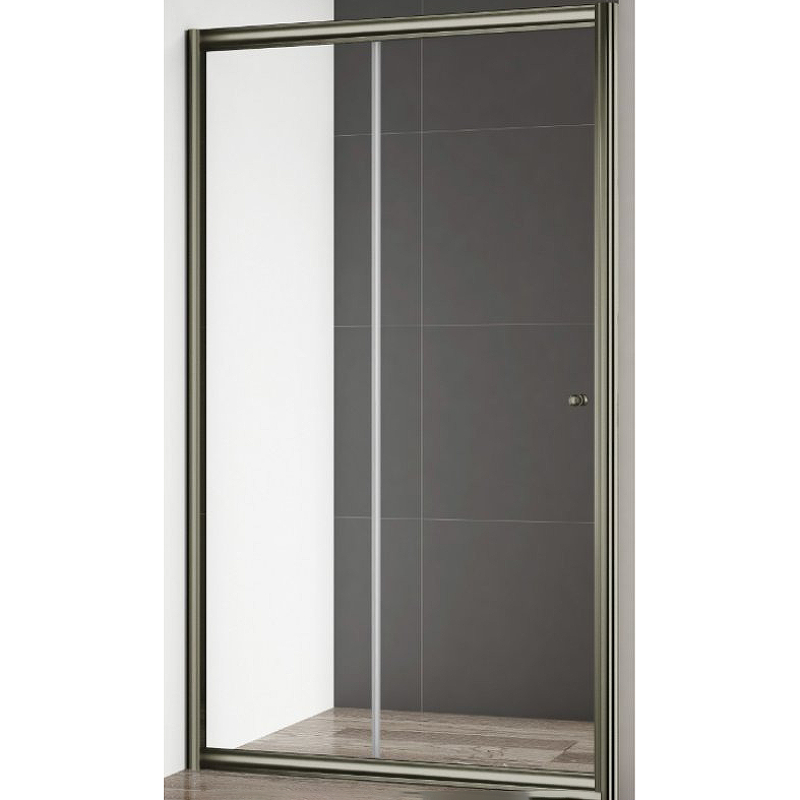 Душевая дверь Giubileo GIUBILEO-BF-1-120-C-Br 1200х1950, стекло прозрачное, профиль бронза