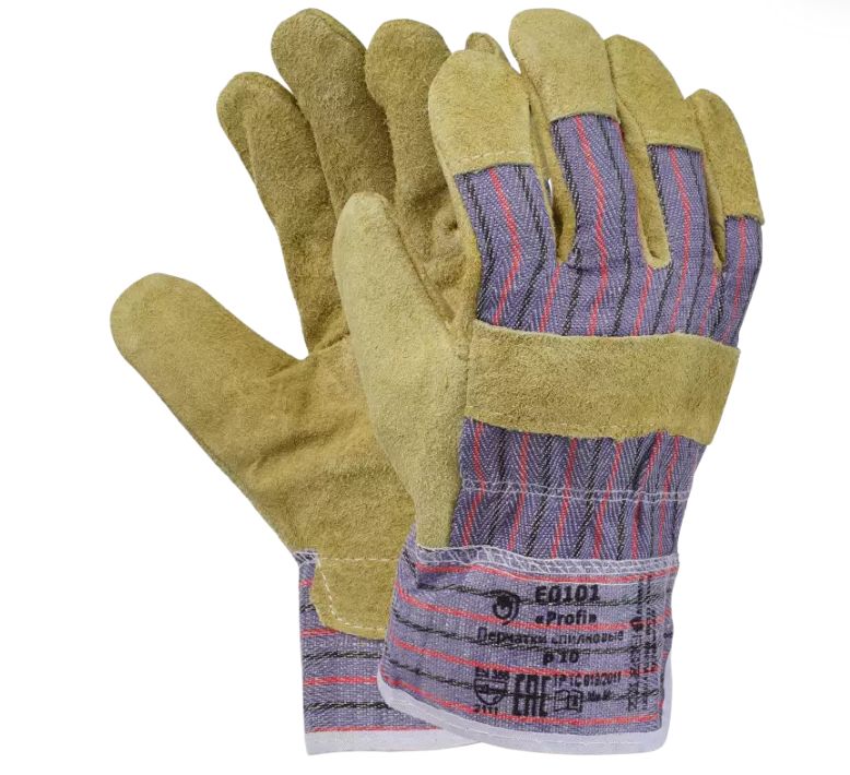 Перчатки 1001195191 спилковые комбинированные Ангара, Fort 0115 спилковые комбинированные перчатки armprotect