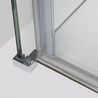 Душевая дверь WasserKRAFT Alme 15R05 1200х2000, прозрачное стекло, профиль серебро от Водопад  фото 5