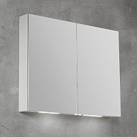 Зеркальный шкаф BelBagno SPC-2A-DL-BL-900 900х130х700 с нижней подсветкой двери, с 2-х сторонним зеркалом от Водопад  фото 2
