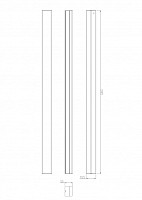 Светильник светодиодный Эра SML-10-WB-40K-B48 48 Вт, 4000 К, 4320 Лм, линейный, черный от Водопад  фото 3