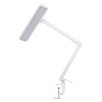 Лампа Rexant 31-0410 настольная бестеневая на струбцине ECO light, 324 SMD LED с диммером, теплый/холодный цвет свечения, белая от Водопад  фото 4