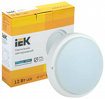 Светильник IEK LDPO0-4002-12-4000-K01, LED ДПО 4002 12Вт IP54 4000K круг белый от Водопад  фото 4