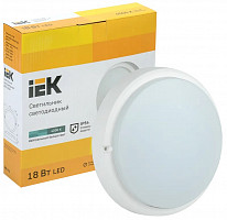 Светильник IEK LDPO0-4004-18-4000-K01, LED ДПО 4004 18Вт IP54 4000K круг белый от Водопад  фото 4