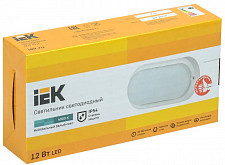 Светильник IEK LDPO0-4012-12-4000-K01, LED ДПО 4012 12Вт IP54 4000K овал белый от Водопад  фото 2