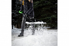 Лопата для уборки снега Palisad PROFI 61607 пластиковая, 550х415х1405 мм, алюминиевый черенок, от Водопад  фото 3