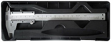 Штангенциркуль FIT 19844 металлический нержавеющий 150 мм/ 0,02 мм (пластиковый кейс) от Водопад  фото 1