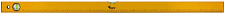 Уровень Курс Лайт 18015 3 глазка, желтый корпус, шкала 1000 мм от Водопад  фото 1