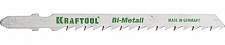 Полотна по дереву для лобзика  Kraftool 159520-4 Bi-Met, EU-хвост., шаг 4мм, HSS-R, быстрорежущая сталь М2(S6-5-2) Р6М5, класс А 75мм, HSS-R, быстрорежущая сталь М2(S6-5-2) Р6М5, класс А 2 шт. от Водопад  фото 1