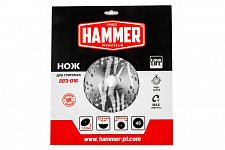 Нож Hammer 223-016 для триммера 48 тв.сплав. зубьев, d=255 мм, круглый от Водопад  фото 5
