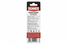 Пилка Hammer Flex 204-901 JG WD-PL набор No1 для лобзика (набор) дерево\пластик 3 вида, 3шт от Водопад  фото 2