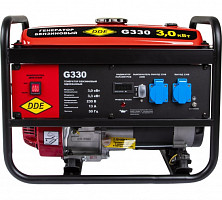 Генератор бензиновый DDE G330 919-938 1ф, 3,0/3,3 кВт, бак 25 л, 48 кг, дв-ль 7 л,с от Водопад  фото 2
