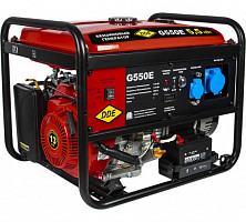 Генератор бензиновый DDE G550E 917-415 1ф, 5,0/5,5 кВт, бак 25 л, 80 кг, дв-ль 13 л.с., элстарт от Водопад  фото 1