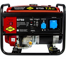 Генератор бензиновый DDE G750 917-453 1ф, 7,0/7,5 кВт, бак 25 л, 85 кг, дв-ль 15 л.с от Водопад  фото 2