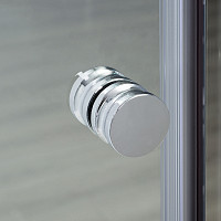 Душевая дверь WasserKRAFT Vils 56R13 1100х2000, прозрачное стекло, профиль серебро от Водопад  фото 5