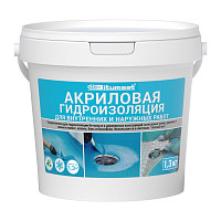 Гидроизоляция акриловая Bitumast, 1,3 кг от Водопад  фото 1