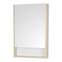 Зеркальный шкаф Акватон Сканди 55 (белый/дуб верона) 1A252102SDB20 от Водопад  фото 1