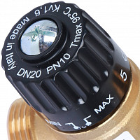 Клапан термостатический Stout SVM-0120-166025 смесительный для систем отопления и ГВС 1" НР 35-60°С KV 1,6 м3/ч от Водопад  фото 3