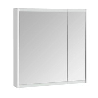 Шкаф-зеркало Акватон Нортон 1A249202NT010 80см, белый глянец от Водопад  фото 1