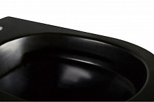 Унитаз подвесной Abber Bequem AC1103MB безободковый, с сидением микролифт, черный матовый от Водопад  фото 5