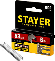 Скобы для степлера Stayer 3159-06_z02 узкие тип 53 6 мм 1000 шт. от Водопад  фото 1