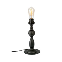 Лампа настольная Vitaluce V1793-1/1L 1хE27 60 Вт, чёрный матовый от Водопад  фото 1