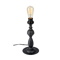 Лампа настольная Vitaluce V1793-1/1L 1хE27 60 Вт, чёрный матовый от Водопад  фото 3
