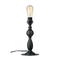Лампа настольная Vitaluce V1793-1/1L 1хE27 60 Вт, чёрный матовый от Водопад  фото 4