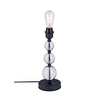 Лампа настольная Vitaluce V2939-1/1L 1xE27 40 Вт, черный матовый от Водопад  фото 1