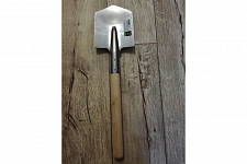 Лопата саперная Сибртех 61439, нержавеющая сталь, 153х180х585 мм, деревянный черенок от Водопад  фото 5