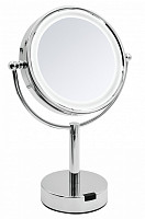 Зеркало косметическое настольное Ridder Aurora О3204100 1х/5х-увелич. LED и сенсор движ. хром от Водопад  фото 1
