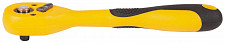 Трещотка FIT 62358, полностью прорезиненная ручка, 1/4", 72 зубца от Водопад  фото 3
