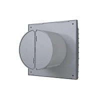 Бытовой вентилятор Diciti Silent 4C Dark Gray metal, D100 мм, 25 дБ, 90 м3/ч, ABS-пластик, темно-серый, обратный клапан от Водопад  фото 4