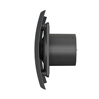 Бытовой вентилятор Diciti Breeze 4C Matt black, D 98 мм, 25 дБ, 90 м3/ч, ABS-пластик, черный матовый, обратный клапан от Водопад  фото 3