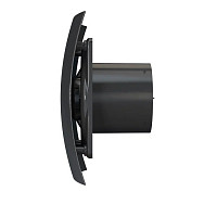 Бытовой вентилятор Diciti Breeze 4C Obsidian, D98 мм, 25 дБ, 90 м3/ч, ABS-пластик, черный мрамор, обратный клапан от Водопад  фото 3