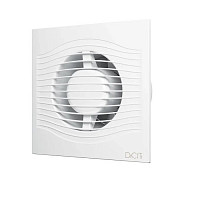 Бытовой вентилятор Diciti Slim 4C, D100 мм, 25 дБ, 90 м3/ч, ABS-пластик, белый, обратный клапан от Водопад  фото 1