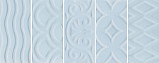 Плитка Kerama Marazzi Авеллино голубой структура mix 7,4х15 (кв.м.) от Водопад  фото 1