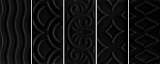 Плитка Kerama Marazzi Авеллино чёрный структура mix 7,4х15 (кв.м.) от Водопад  фото 1