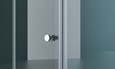 Душевая дверь Belbagno Albano ALBANO-BS-13-60+80-C-Cr 1400х1950, стекло прозрачное, профиль хром, складная от Водопад  фото 3