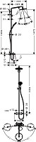 Душевая система Hansgrohe Raindance Select 240 Showerpipe 27117000 с термостатом, хром от Водопад  фото 3