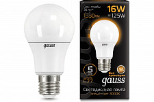 Лампа Gauss 102502116 светодиодная, 16W, E27 от Водопад  фото 1