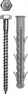 Дюбель рамный Зубр 4-301475-10-100 Профессионал нейлоновый с шурупом 10 x 100 мм 50 шт.