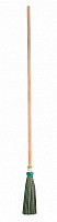 Метла Сибртех 63226 полипропиленовая, 215х280х1505 мм, круглая, деревянный черенок от Водопад  фото 2